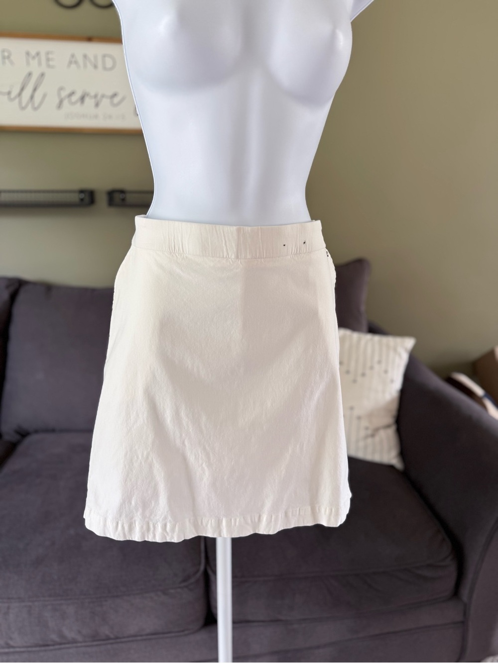 Classic White Golf A-Line Skort - Women's Skirt